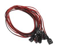 YARNOW 10 interruptores de botón pulsador compactos: interruptor SOS para vehículos con cable - botón de alarma de emergencia para coche - accesorio de encendido/apagado automático, tamaño