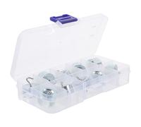 YARNOW 10 Juego de Pesas de Laboratorio Gancho, Hierro Cromado Resistente, Medición Precisa, Compacto y Fácil de Usar, Herramienta Esencial para Científicos en Laboratorio de Física