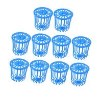 YARNOW 10 Piezas Cesta de alimentación de pájaros Comida para periquitos golosinas de Loro comedero pajaros Bird Feeder Cesta de Frutas de Loros Cesta de Frutas y Verduras de Blue
