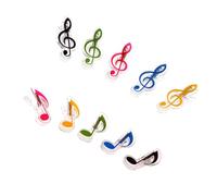 YARNOW 10 Piezas clip de partitura Clips prácticos soporte para partituras de piano clip de libro de música pinza para partitura de piano clips de notas musicales