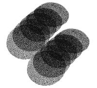 YARNOW 10 Piezas Filtro de Esponja de Carbón Activado para Campana Extractora Negra, Diseño para Cocina y Barbacoas, Reduce Frecuencia de Reemplazo
