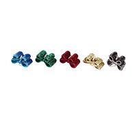 YARNOW 10 Piezas Tocado De Lazo Lentejuelas para Perros Aro Pelo Accesorios Pelo para Fiesta De Mascotas Material Brillante Color Aleatorio