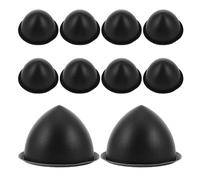 YARNOW 10 Unidades Tapas Antipolvo para Altavoz de 35 Mm, Cúpula Protectora de Plástico Pp para Bobinas de Subwoofer, Accesorio para Reparación de Cono, Compatible Altavoces y Monitores