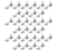 YARNOW 100 Piezas de Placas de Contacto de Batería Aa de Acero Inoxidable Plata Resorte para Flujo de Corriente Óptimo y Contacto Confiable en Cajas de Batería y Electrónica