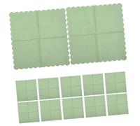 YARNOW 100 piezas Servilletas de Cóctel Verdes Desechables con Borde Festoneado Unidades Doble Servilletas de Papel para Fiestas Bodas Cumpleaños y Eventos Elegantes