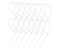 YARNOW 100 Piezas Tira Enrollada para Manguera De Pecera Abrazaderas Mini Lazos con Cremallera Bridas para Cables Pequeños Lazos con Cremallera Lazos De Cremallera Pa66