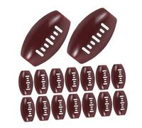YARNOW 100piezas Bolas De Acrílico De Rugby Para Manualidades y Joyas Espaciadores Para Pulseras y Collares Accesorios Creativos Para
