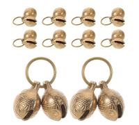 YARNOW 10piezas Campana para Mascotas de Accesorio de Cascabel para Collar de Perro y Gato Colgante de Cascabel para Entrenamiento Diario y Festivales Navideños