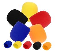 YARNOW 10piezas Filtros Para Micrófono Fundas De Esponja Antiviento Para Micrófonos De Mano Para Ktv Escenario Protección