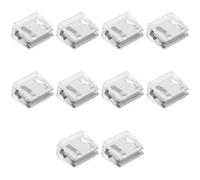 YARNOW 10piezas Pack de Cerraduras de Seguridad para Ventanas Correderas con Llave Limitador de Apertura Antirrobo para Puertas de Patio y Ventanas Deslizantes Bloqueo Seguro y Fácil