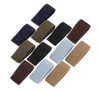 YARNOW 12 Correas Elásticas de Sujeción para Cinturones, Organizador de Cinchas para Mochilas, Paquete de 12 Unidades en 6 Colores Variados, Ideales para Viajes, Actividades al Aire