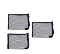 YARNOW 12 Piezas Filtro de Nylon con Cierre para Acuario Estanque y Jardín Reutilizables y Duraderas Color Negro