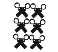 YARNOW 12 Piezas Gancho Multifuncional Ganchos Para Cochecito Con Correa Para Bolso Gancho Para Cochecito De Bebé Percha Para Coche Gancho Para Colgar Cochecito Nylon Negro