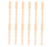 YARNOW 12 Piezas Madera Ligera Accesorios Mini Muebles Realistas para Manualidades Infantiles