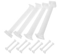 YARNOW 12 Piezas Mini Pilar minicolumna pilares Romanos para Mini casa Interior de la decoración del hogar Estatua de la Columna Romana Columna de Bodas el plastico