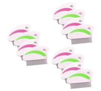 YARNOW 12 Piezas peine de eliminación peine para perros y gatos cepillo para limpiar Peine con mango ergonómico Peine para eliminar eficientemente peine para mascotas rojo