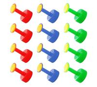 YARNOW 12 Tapas de Plástico para Rociadores de Botella en Colores Rojo Verde y Azul Boquillas de Riego Ajustables para Plantas y Flores Accesorio de Jardinería Versátil Reutilizable