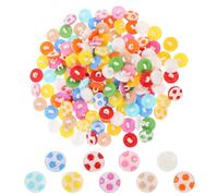 YARNOW 150 Botones de Resina Ligeros y Fáciles de Usar Forma de Balón de Fútbol Color Aleatorio para Coser Ropa y Suéteres en Proyectos DIY y Manualidades