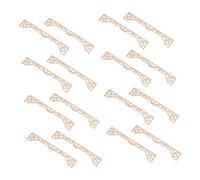 YARNOW 16 Piezas Miniature House Kit Chinese Style DIY Table Decoration Wood Appliques For Dollhouse Micro Landscape Models and Architectural Enthusiasts