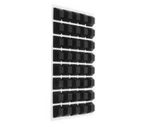 YARNOW 1hoja Taco de Goma Adhesivo Negro Almohadillas Antideslizantes para Muebles Protección de Suelos Amortiguador de Ruido y Antivibración para Sillas Mesas y Armarios