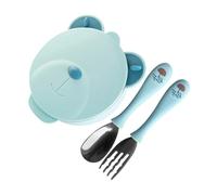 YARNOW 1Juego Inoxidable Para Niña Oso Aislante Infantil Para Alimentación Stete Incluye Color