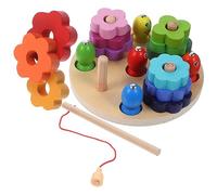 YARNOW 1Juego Juguete de Aprendizaje Montessori Pequeños Actividades Sensoriales Madera de Coordinación Mano