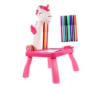 YARNOW 1juego Mesa De Proyección para Pintura Infantil Tabla De Dibujo Giraffe Proyector De Unicornio Juguete para La Imaginación y Curiosidad