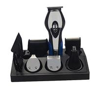 YARNOW 1pieza Cortadora De Pelo Eléctrica Multifuncional Usb Para Hombres Con Afeitadora De Nariz y Barba Kit De Grooming Facial Compacto y Incluye Batería Negro