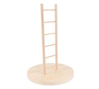 YARNOW 1pieza Escalera De Madera para Aves Juguete Educativo para Entrenamiento De Accesorio para Jaulas De Aves Diversión y Ejercicio