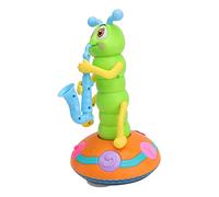 YARNOW 1pieza Juguete Electrónico De Oruga para Niño Niña Luces y Sonido Juguete Divertido De Música Infantil para Educación Temprana y Interactivo