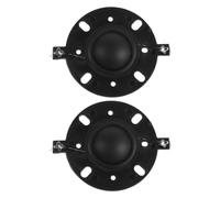 YARNOW 2 diafragmas de Tweeter de cúpula de Seda, Marco Redondo de Membrana Negra, Repuesto de diafragma de Audio para Altavoces HiFi domésticos, Kit de reparación de Bobina de Voz de Alta