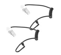 YARNOW 2 Juegos Auriculares de Imitación para Accesorios rol con Micrófono Simulado Juguetes de Detective para Desarrollo Social y Comunicación