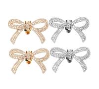 YARNOW 2 Pares Zapatos De Aleación Gemas De Imitación De Clips Decorativos Para Zapatos De Tacón Hebillas Desmontables