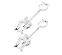 YARNOW 2 Piezas Atril de Música Portátil Pequeño Atril para Clarinetistas para Clarinete Pinza para Partituras de Clarinete Soporte Ligero Clip para Banda de Música
