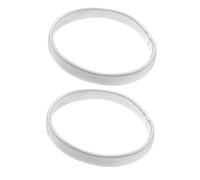YARNOW 2 piezas Brazaletes Metálicos Elásticos para Hombre Pulseras Antideslizantes para Mangas Soporte para Camisa de Plateadas Accesorio Duradero y Moderno para Día del Padre