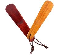 YARNOW 2 piezas Calzador de Madera Corto Diseño Portátil y Resistente para Embarazadas y Personas Mayores Facilita Calzarse sin Agacharse Herramienta Práctica para Botines y Zapatos de