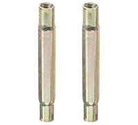 YARNOW 2 Piezas Conectores de Cerradura de Manija de Puerta Conectores de Cerradura de Puerta Acero Inoxidable Dorado Rosca Interna M5