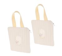 YARNOW 2 Piezas contenedor de para baño bolsa de reutilizables recipiente para de limpiar caso caso estuche algodón