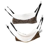 YARNOW 2 Piezas Hamaca de hámster Hamaca para Gatos Cama de Gato cálida hamacas para Gatos Rata Cat Bed Cama Colgante Desmontable Cama para Dormir Gato Hamaca Colgante para Mascotas Felpa