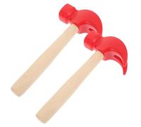 YARNOW 2 Piezas Juguete de Martillo de Martillo para pequeño Robot de Juguete Comida Juguete Que los Juguetes martilleo golpeando Juguete pequeño Martillo de Madera