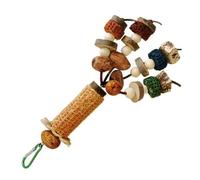 YARNOW 2 Piezas Loro de Juguete Accesorios para pájaros Accesorio para pájaros Juguete cacatúa Interesante morder Juguetes Juguete Periquito Juguete Loro Masticar pequeño Loro Xuan Feng