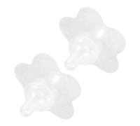 YARNOW 2 Piezas tapón de lactancia Essentials de lactancia recolector de leche gel de sílice Transparente