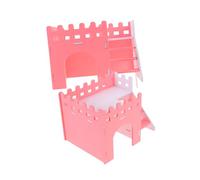 YARNOW 2 Piezas Villa De Hámster Conejo Hamaca Heno Jaula De Hámster Escondite De La Cama del Conejillo De Indias Casa Transatlántico Ratas Hogar Cueva De Polivinilo