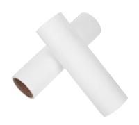 YARNOW 2 Rollos Rodillo Quitapelusas Reutilizable de Papel Blanco Adhesivo Hot Melt para Eliminar Pelos de Mascotas y Suciedad en Ropa y Muebles, Fácil de Usar