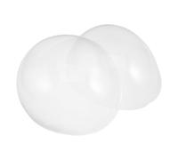 YARNOW 2 soportes transparentes para pelucas con forma de cúpula - Cabeza de maniquí de plástico transparente - Soporte para pelucas para peluquería, almacenamiento de , vitrina para exhibición