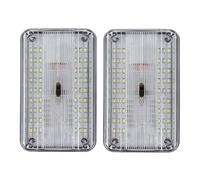 YARNOW 2 Unidades Lámpara de Techo LED para Lectura Coche Luz Interior Delgada para Automóvil 36 LED Superbrillantes Luz de Puerta Compatible Ahorro Energético Iluminación para