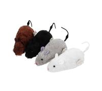 YARNOW 20 Juguetes De Ratones De Cuerda para Gatos - Ratón De Peluche Realista - Juguete Interactivo para Gatos Color Aleatorio