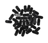 YARNOW 20 Piezas Conector de Persiana Vertical Negro, Clips para Cadena de Bolas, Accesorios para Cortinas de Cuentas, Rodillo de Plástico Resistente para Estores Romanos, Uso en Hogar