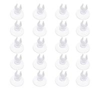 YARNOW 20 Piezas Ventosa para Tráquea De Pecera Ventosas De Fijación De Manguera Abrazadera De Fijación del Acuario Clip De Pecera Clip De Fijación Clip De Agua Lechón De Agua El Plastico
