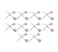 YARNOW 20 Unidades Altavoz 0,5 W de Repuesto 8 Ω Ultrafino Interno Redondo | Cables Preinstalados, Diámetro 30mm, Hierro Plástico Aleación, para Dispositivos y Sistemas de Voz